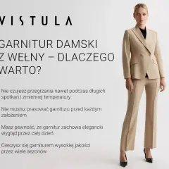 Garnitur z wełny - Klasyka w każdym detalu, na każdą okazję.