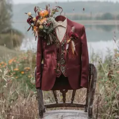 Garnitur ślubny boho - Inspiracje dla par poszukujących nietypowych rozwiązań.