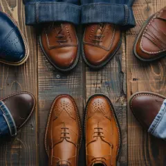 Kombinacje butów do marynarki i jeansów - pomysły na elegancki look.