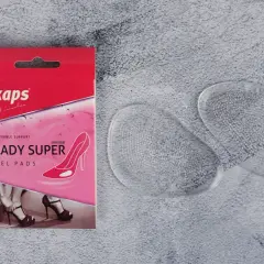 Kaps Lady Super Gel Pads - sposób, co zrobić żeby buty nie obcierały. Miękkie wkładki żelowe chronią stopy.