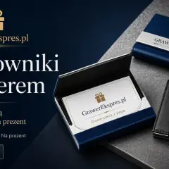 Eleganckie wizytowniki z grawerem, idealne na prezent. Dowiedz się, co to monogram i jak spersonalizować swój wizytownik.