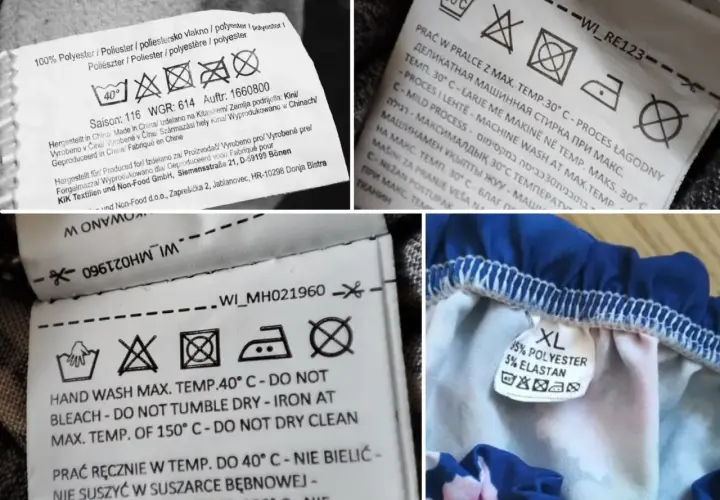 Symbole na metkach ubrań - nie zniszcz swojej ulubionej odzieży