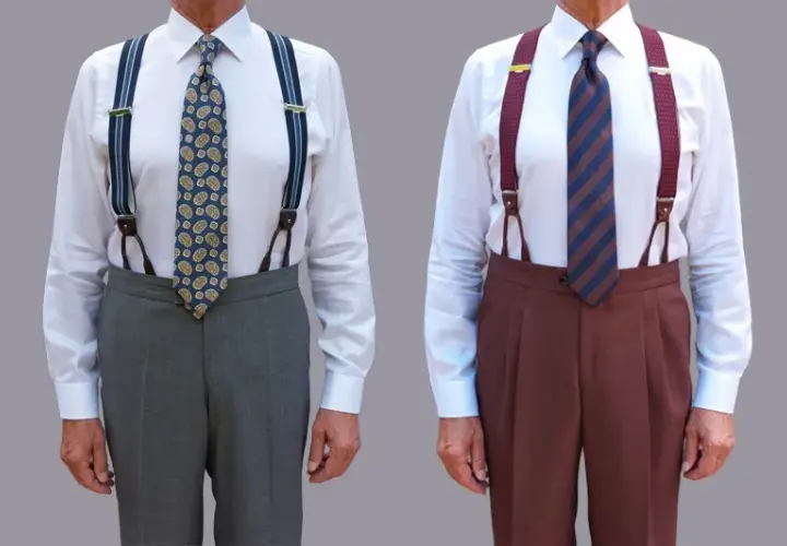 Spodnie garniturowe z wysokim stanem męskie - Elegancja w każdej sytuacji!
