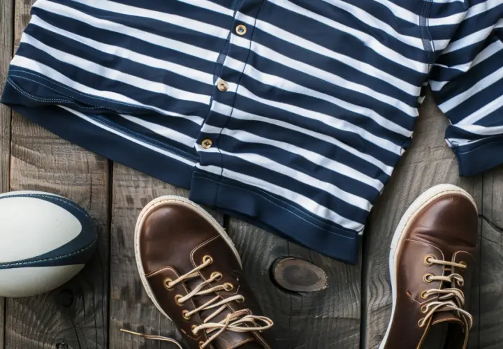 Bluza rugby - styl sportowo-elegancki dla mężczyzn z klasą.
