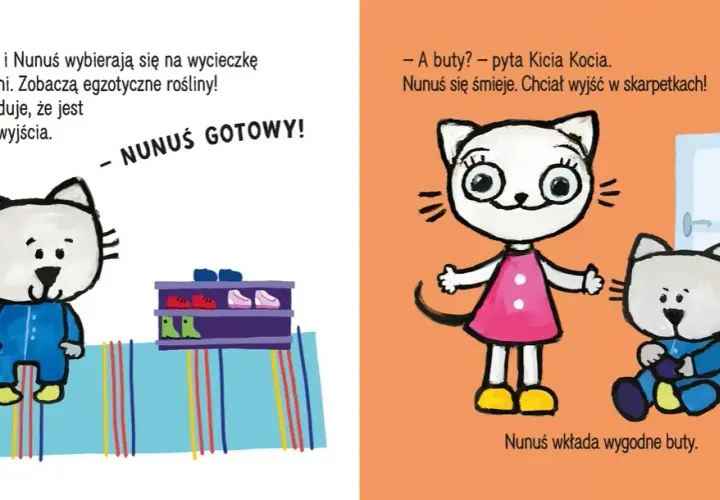 Kicia Kocia w co się ubierzemy - naucz dziecko dobierać strój do pogody