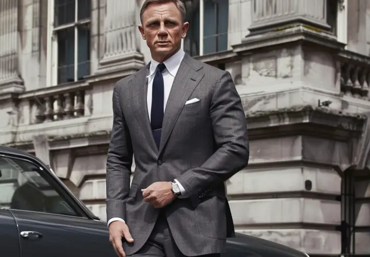 James Bond garnitur - Ikoniczny garnitur inspirowany stylem agenta 007.